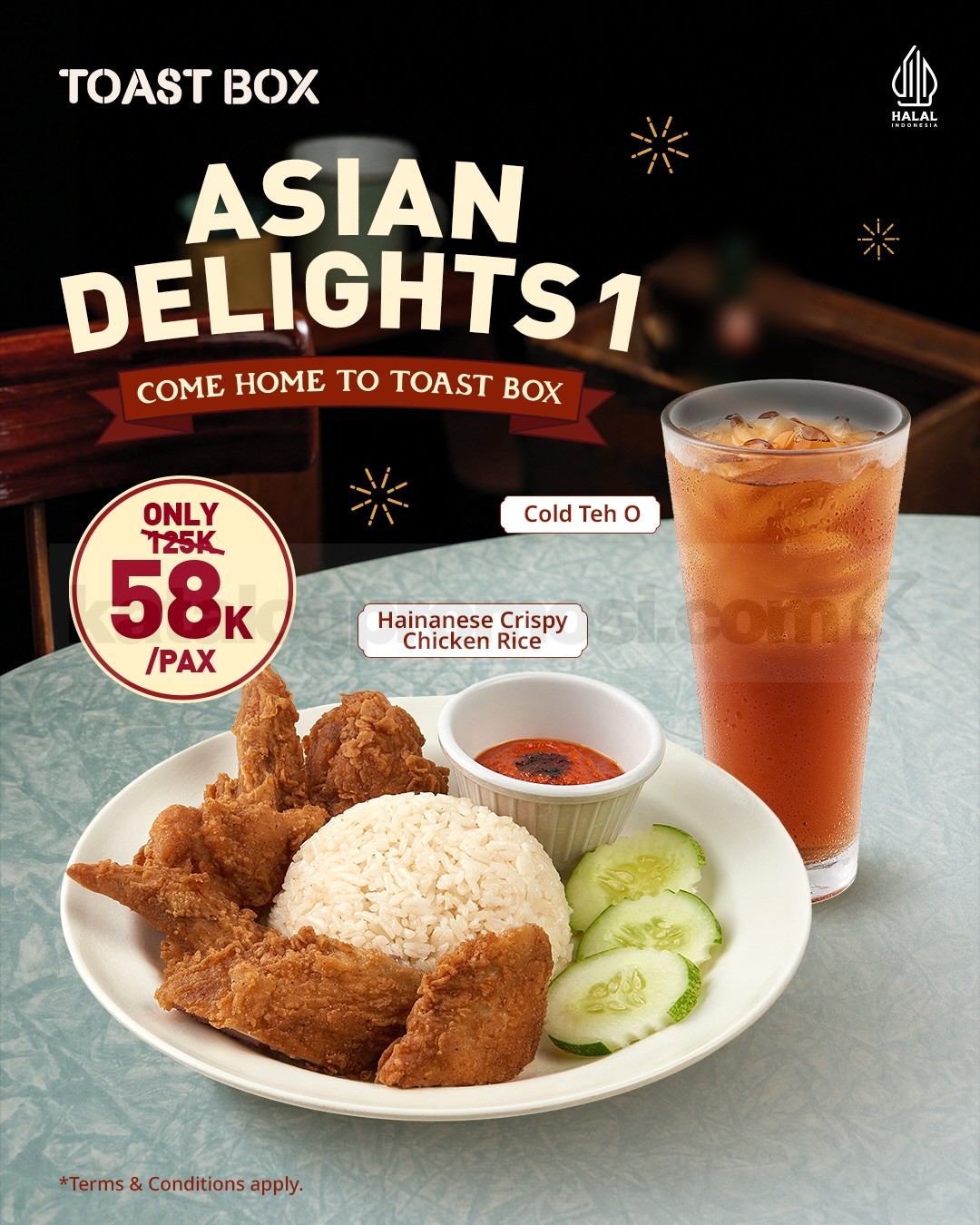 Promo Toast Box Asian Delights Mulai Rp. 58.000 Promo Toast Box Asian Delights mulai Rp. 58.000 dengan pilihan makanan dan Cold Teh O