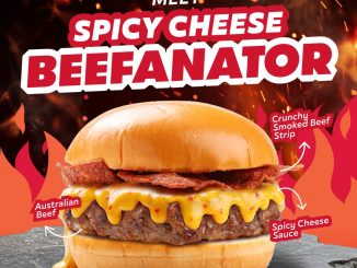 Promo Wendy's NEW! Spicy Cheese Beefanator Promo Wendy's NEW! Spicy Cheese Beefanator dengan Australian Beef dan Spicy Cheese Sauce.
