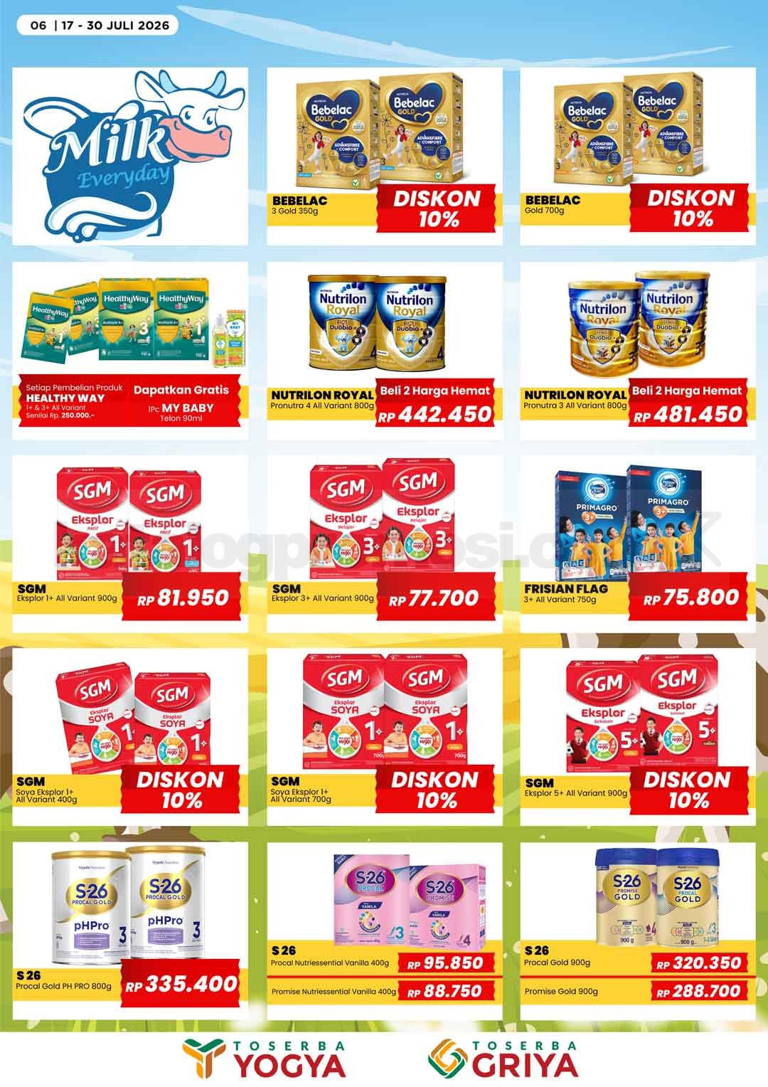 Katalog Promo Toserba Yogya Promo SERBA HEMAT 17-30 Juli 2026
