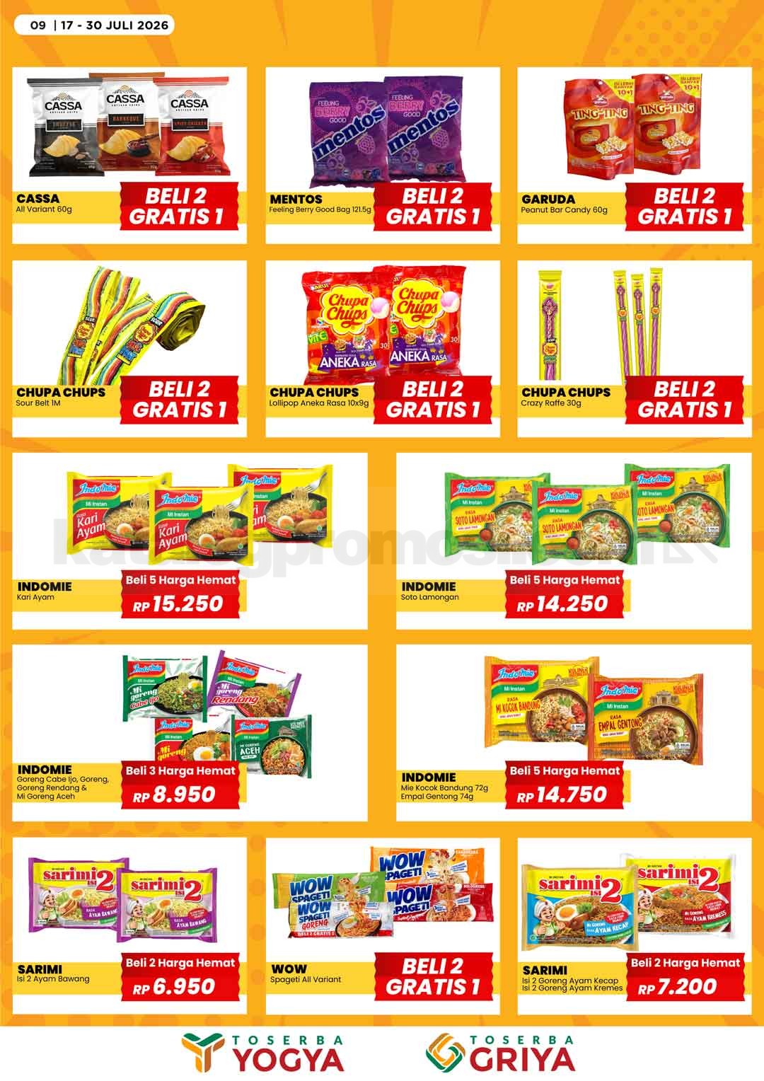 Katalog Promo Toserba Yogya Promo SERBA HEMAT 17-30 Juli 2026