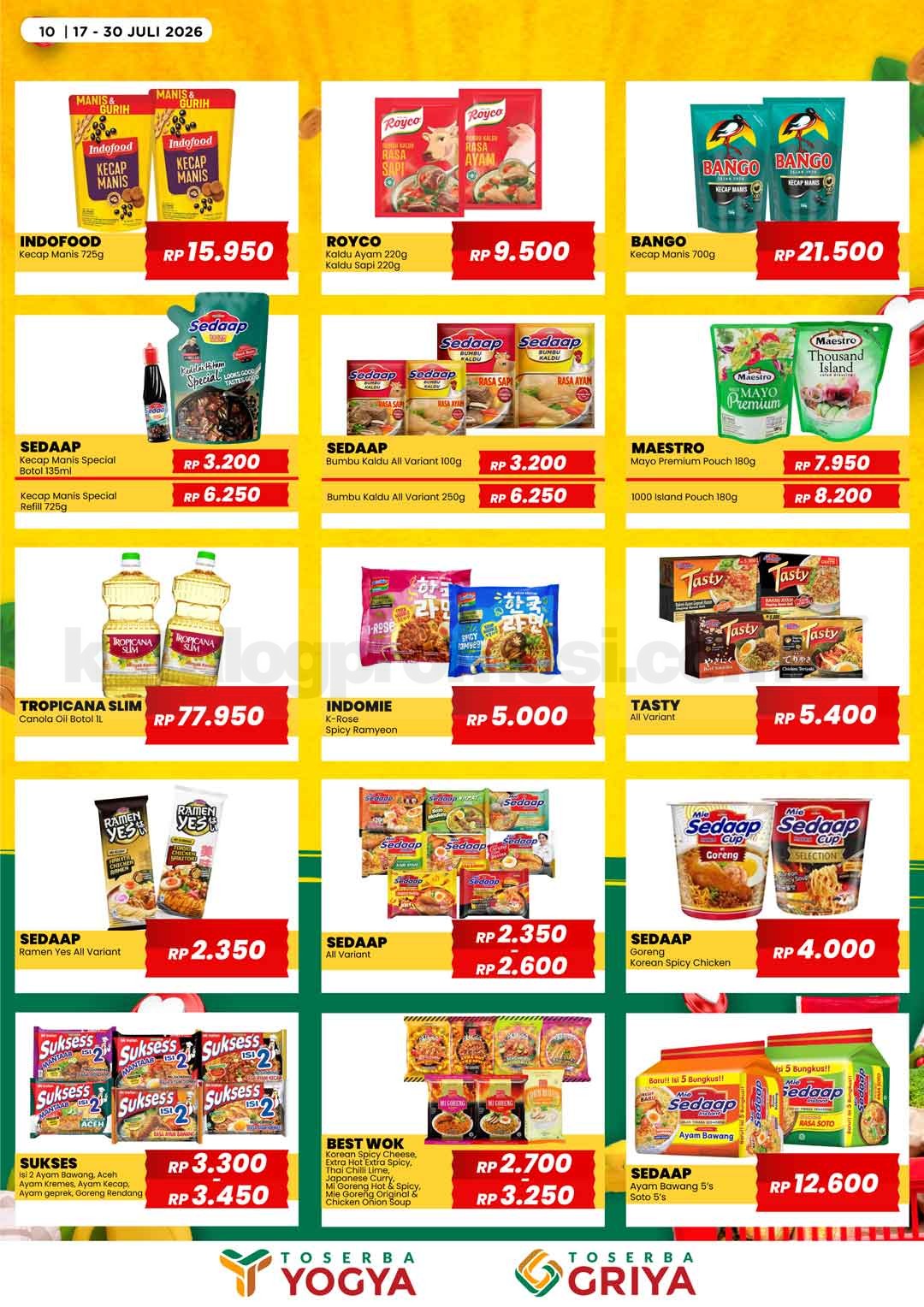 Katalog Promo Toserba Yogya Promo SERBA HEMAT 17-30 Juli 2026