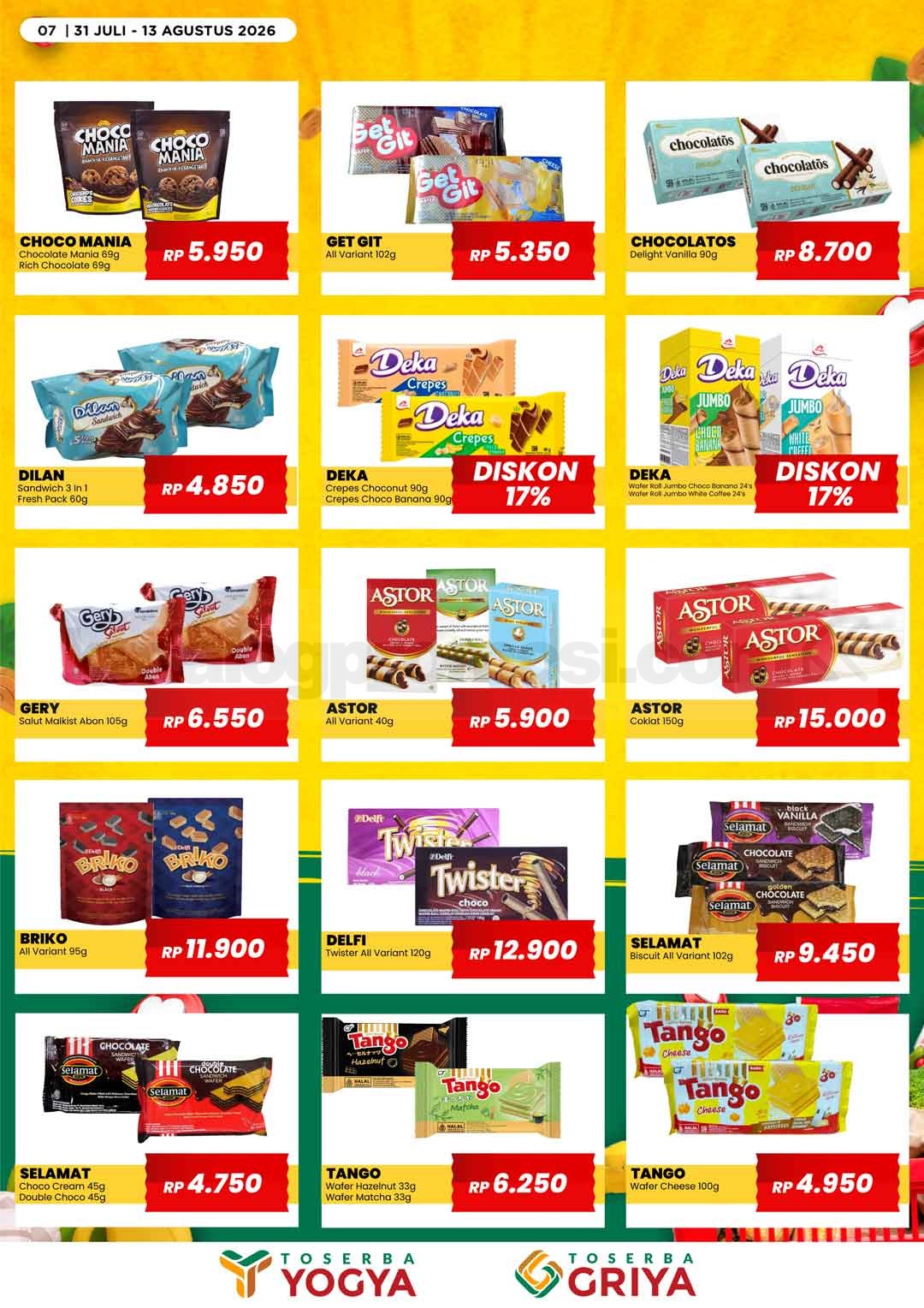 Katalog Promo Toserba Yogya Promo SERBA HEMAT 31 Juli - 13 Agustus 2026 Katalog Promo Toserba Yogya Promo SERBA HEMAT 31 Juli - 13 Agustus 2026 6