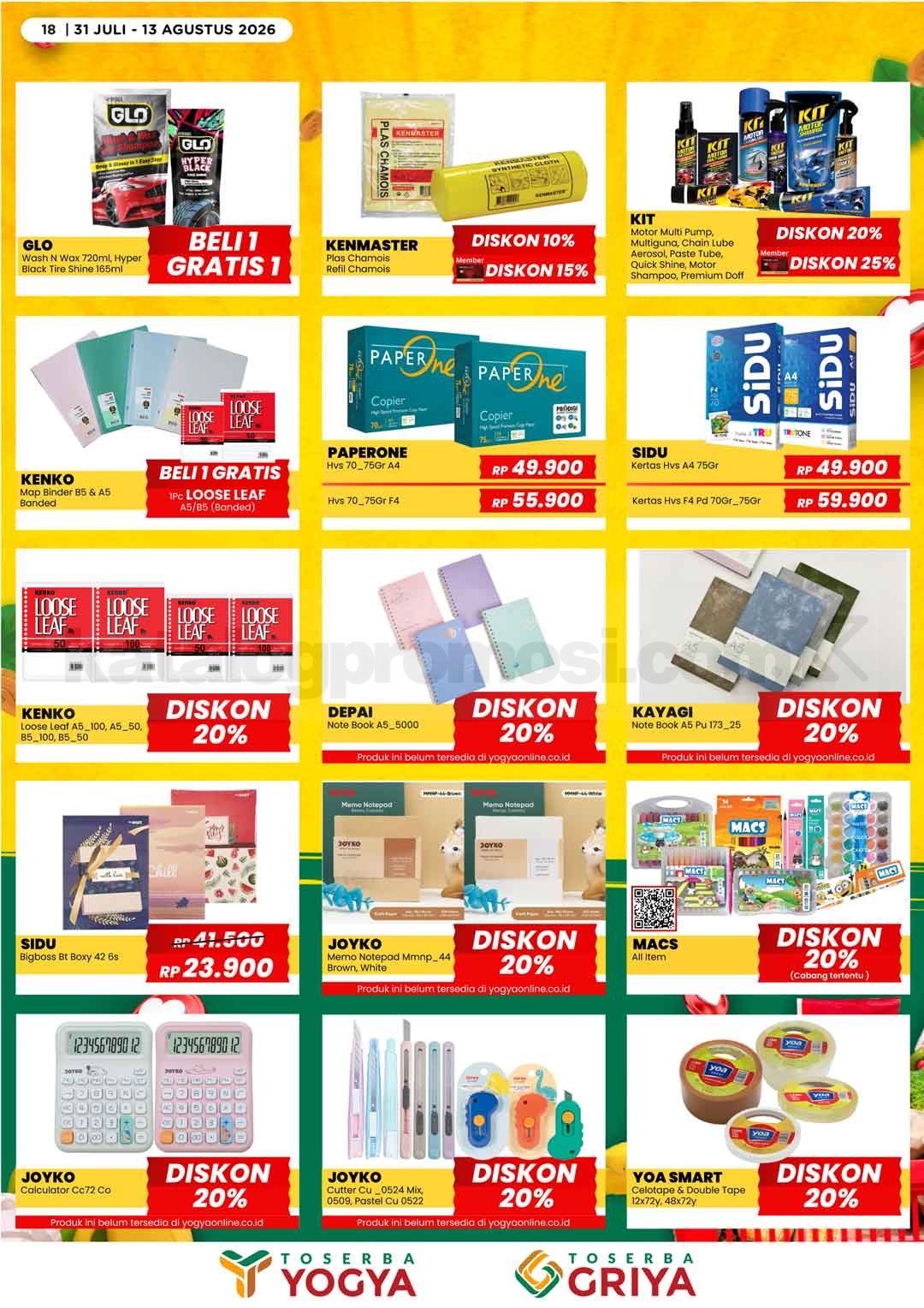 Katalog Promo Toserba Yogya Promo SERBA HEMAT 31 Juli - 13 Agustus 2026 Katalog Promo Toserba Yogya Promo SERBA HEMAT 31 Juli - 13 Agustus 2026 17
