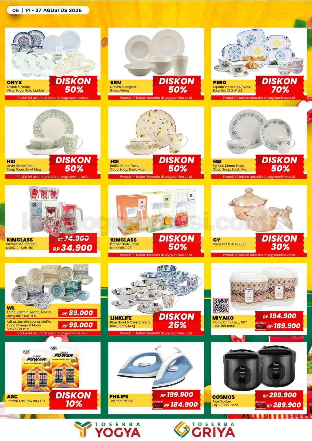 Katalog Promo Toserba Yogya Promo SERBA HEMAT 14-27 Agustus 2026