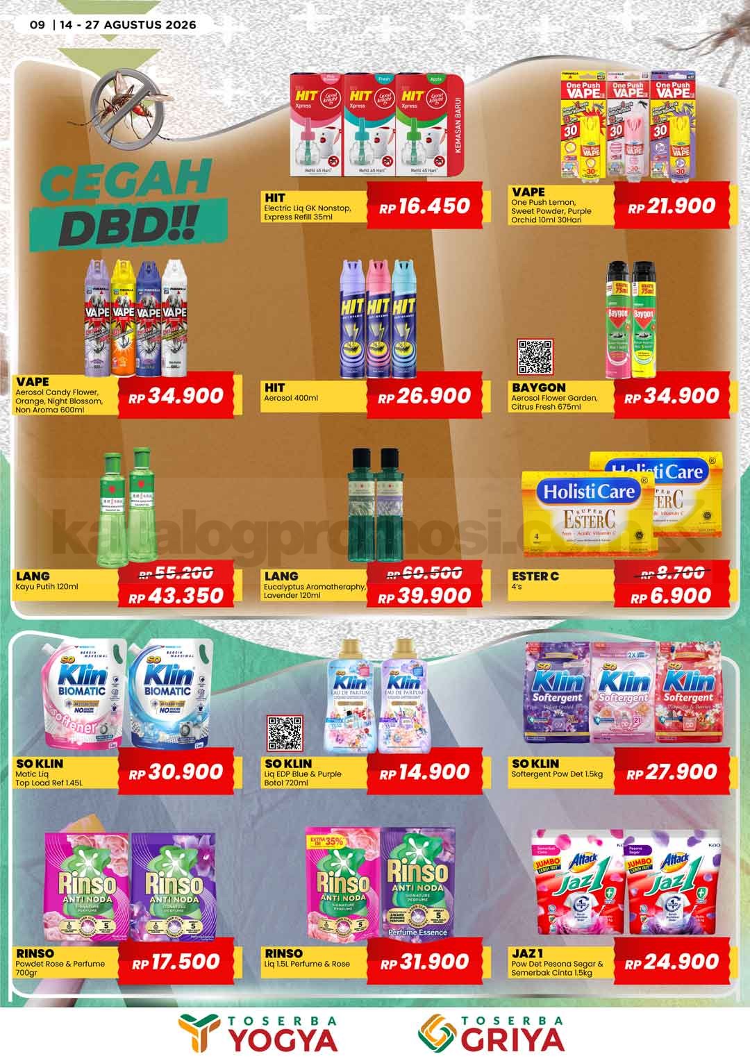 Katalog Promo Toserba Yogya Promo SERBA HEMAT 14-27 Agustus 2026