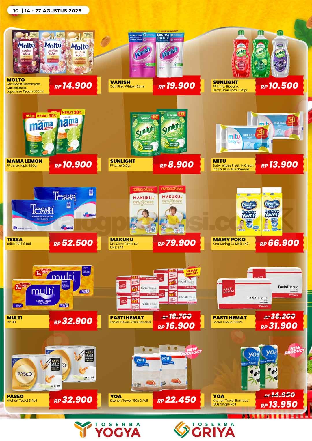 Katalog Promo Toserba Yogya Promo SERBA HEMAT 14-27 Agustus 2026