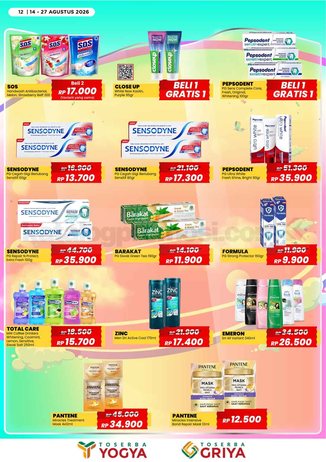 Katalog Promo Toserba Yogya Promo SERBA HEMAT 14-27 Agustus 2026