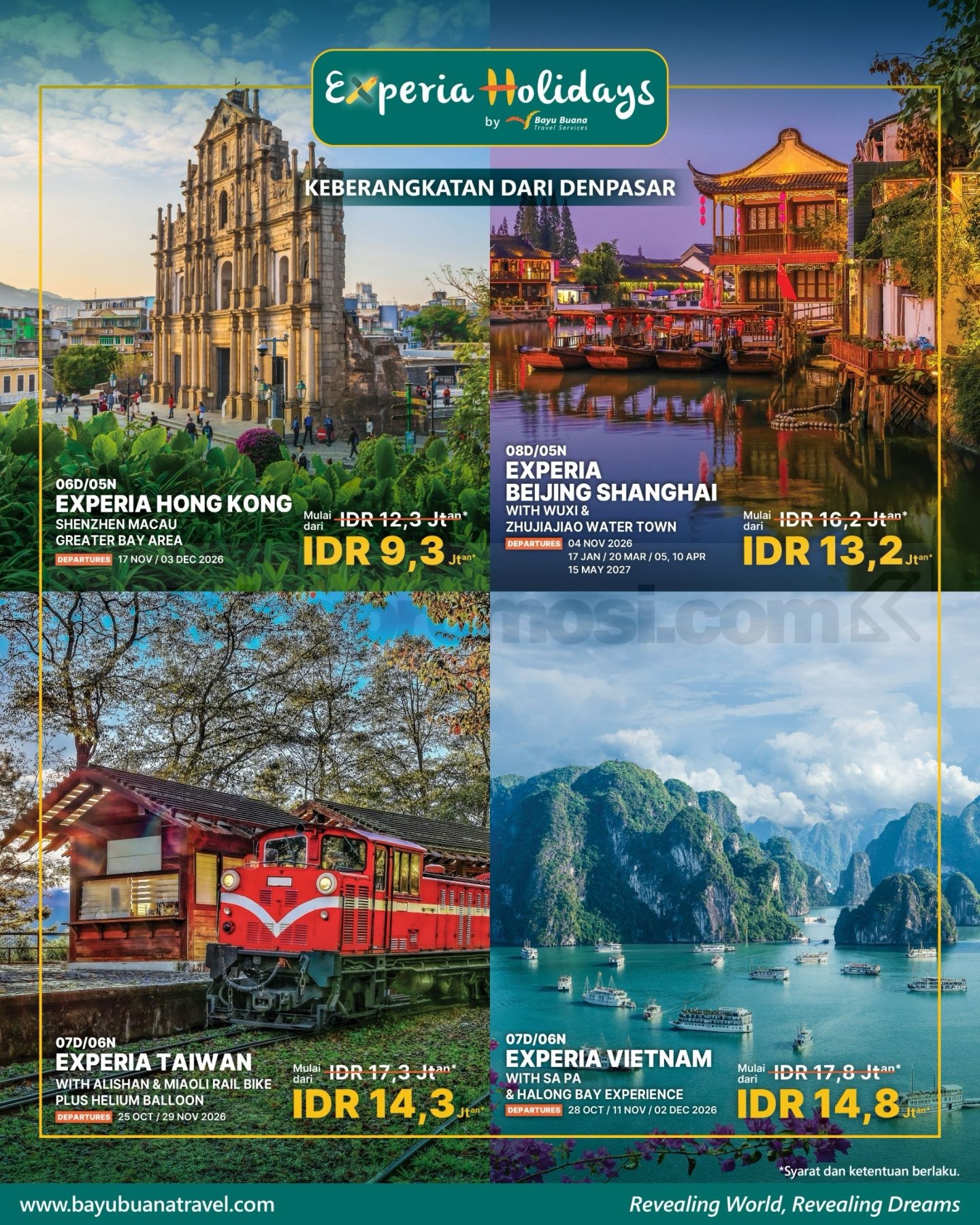 Bayu Buana Holiday on Sale Bali, Diskon Tour hingga Rp5 Juta Bayu Buana Holiday on Sale Bali, Diskon Tour hingga Rp5 Juta 4
