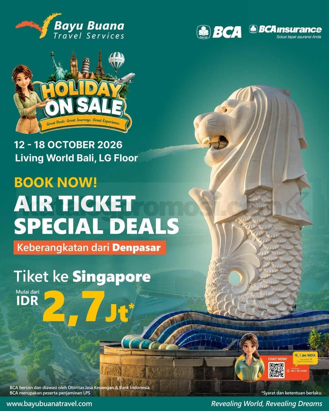 Bayu Buana Holiday on Sale Bali, Diskon Tour hingga Rp5 Juta Bayu Buana Holiday on Sale Bali, Diskon Tour hingga Rp5 Juta 6
