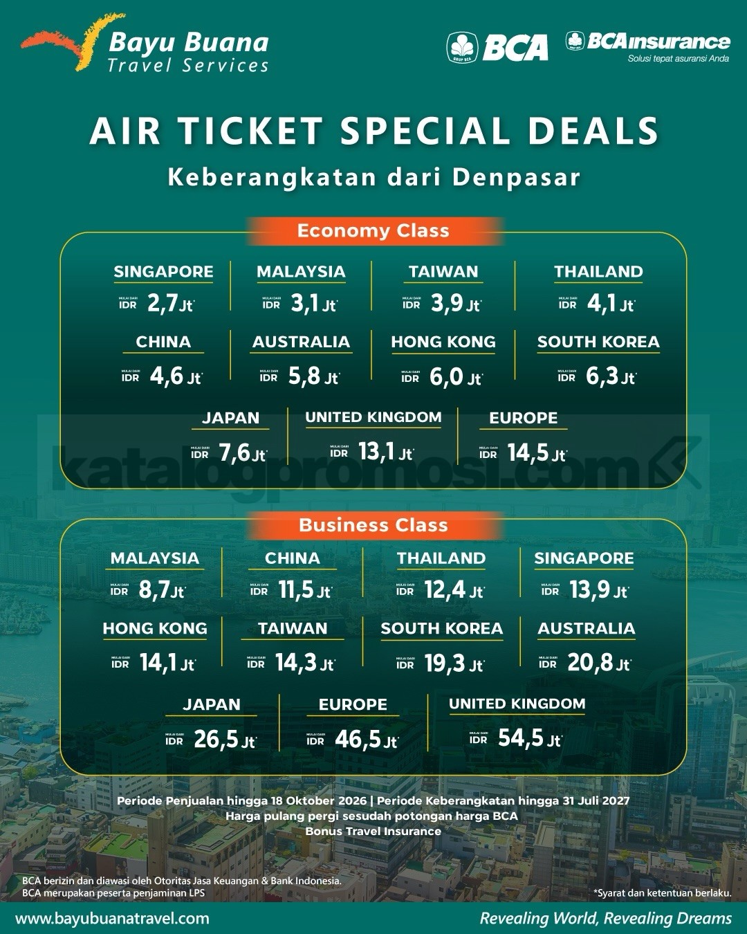 Bayu Buana Holiday on Sale Bali, Diskon Tour hingga Rp5 Juta Bayu Buana Holiday on Sale Bali, Diskon Tour hingga Rp5 Juta 7