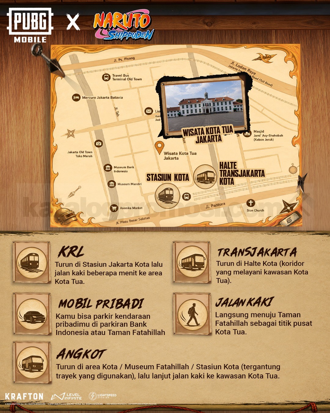Hidden Leaf Festival PUBG MOBILE x Naruto Shippuden di Kota Tua Jakarta Hidden Leaf Festival PUBG MOBILE x Naruto Shippuden di Kota Tua Jakarta 9