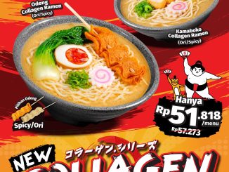 Promo Gokana NEW! Collagen Ramen mulai Rp. 51 ribuan dengan pilihan Original, Spicy, Kamaboko, dan Odeng