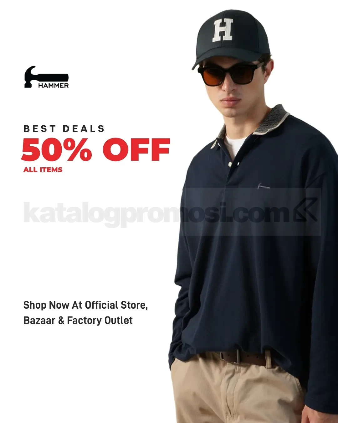 Promo Hammer Diskon 50% Semua Item Promo Hammer diskon 50% semua item untuk belanja fashion dengan harga lebih hemat.