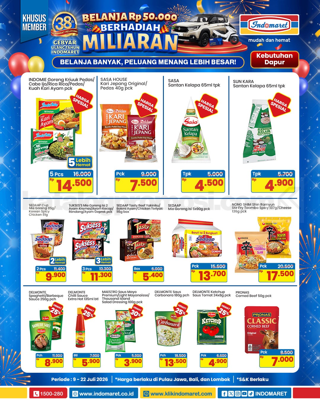 Promo Indomaret Katalog Terbaru 09-22 Juli 2026