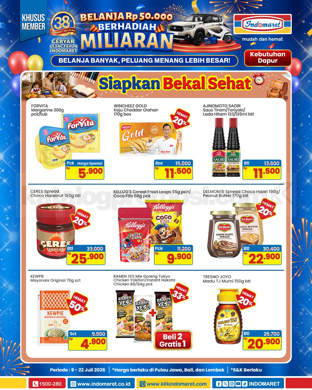 Promo Indomaret Katalog Terbaru 09-22 Juli 2026