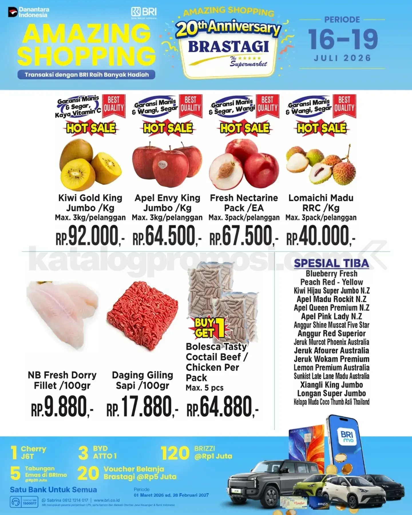 Promo JSM BRASTAGI SUPERMARKET Katalog Weekend 16-19 Juli 2026 Promo JSM BRASTAGI SUPERMARKET Katalog Weekend 16-19 Juli 2026