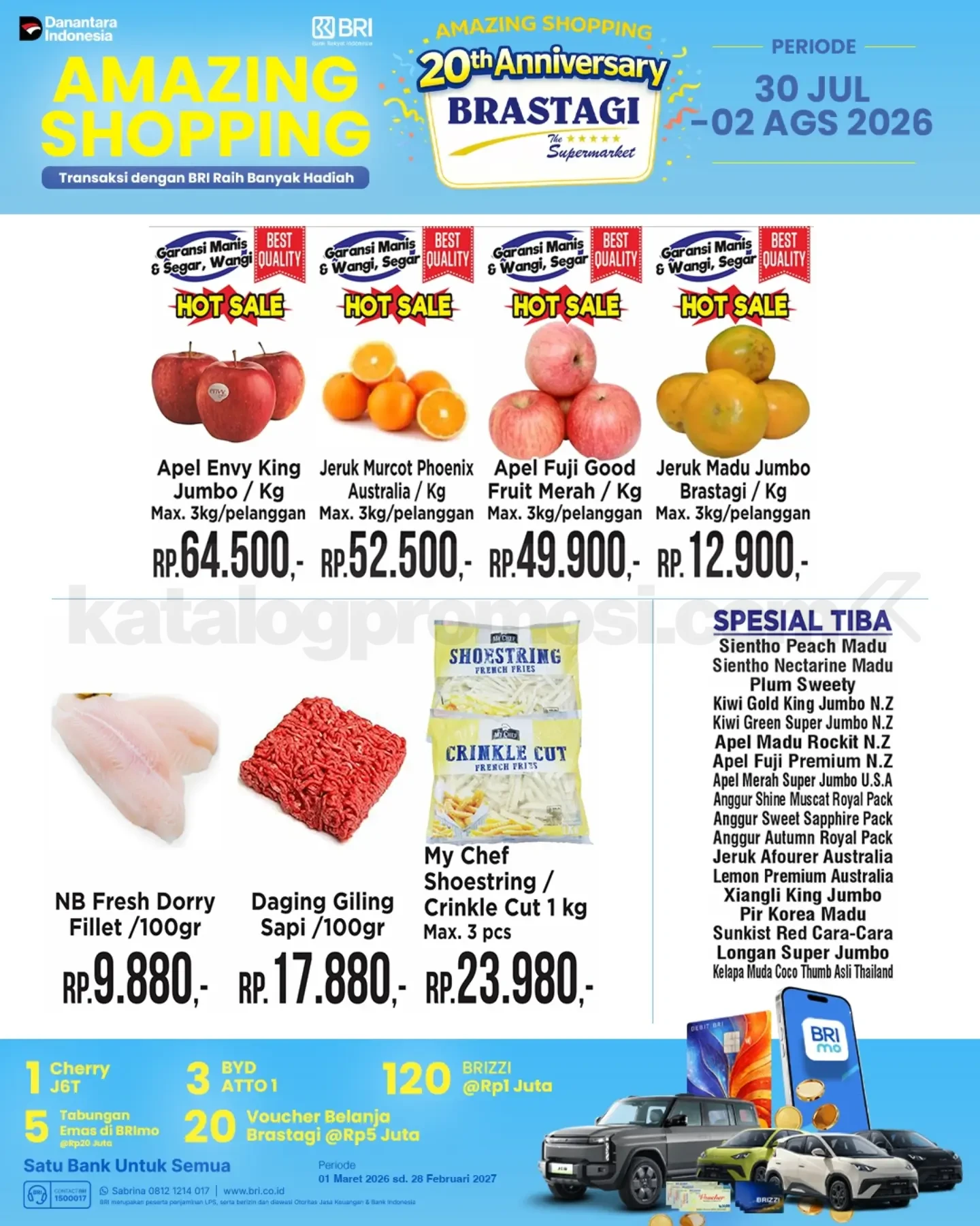 Promo JSM BRASTAGI SUPERMARKET Katalog Weekend 30 Juli - 02 Agustus 2026 Promo JSM BRASTAGI SUPERMARKET Katalog Weekend 30 Juli - 02 Agustus 2026