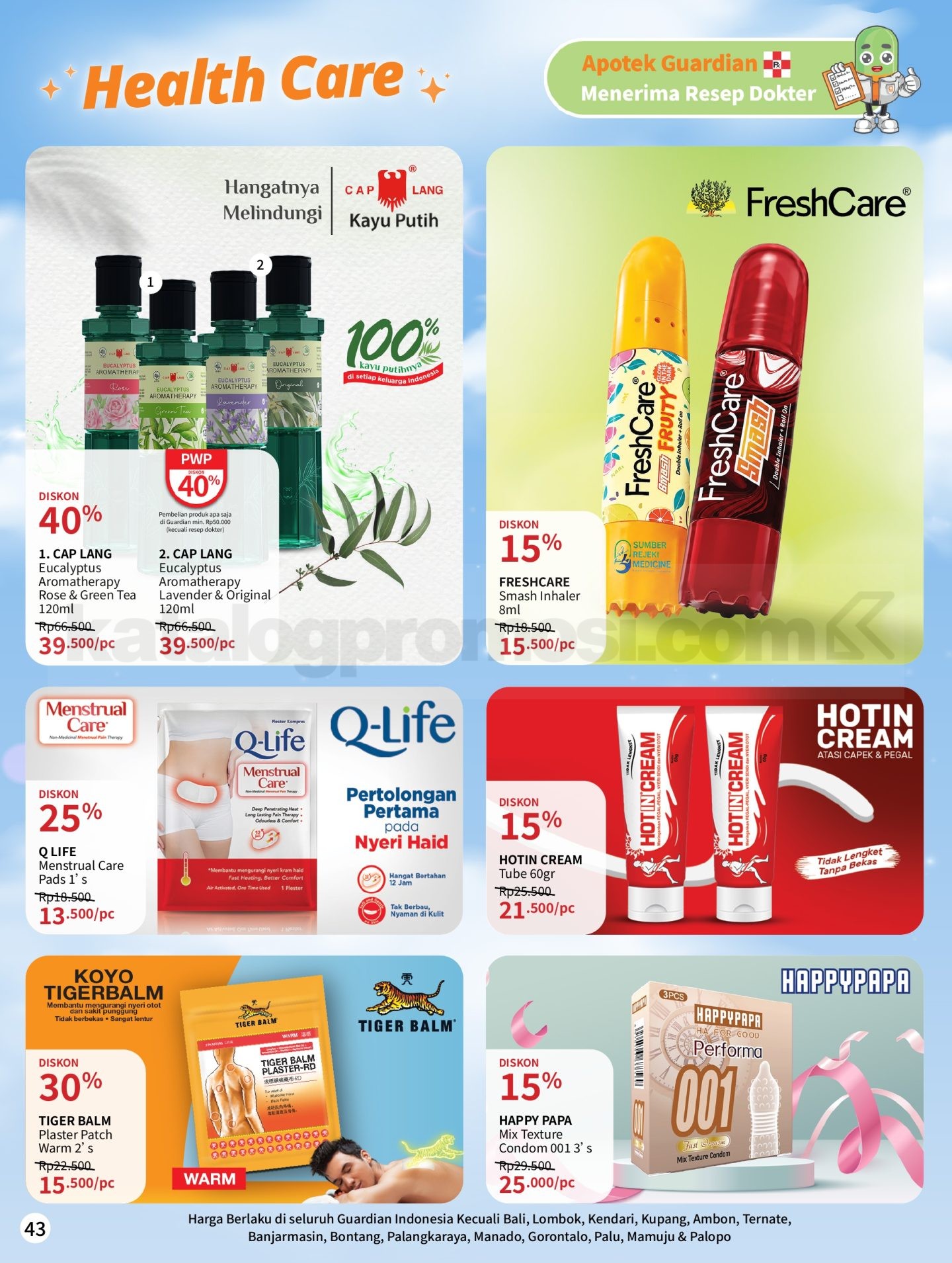 Promo Katalog GUARDIAN Periode 20 Agustus - 23 September 2026 Promo Katalog GUARDIAN Periode 20 Agustus - 23 September 2026 43