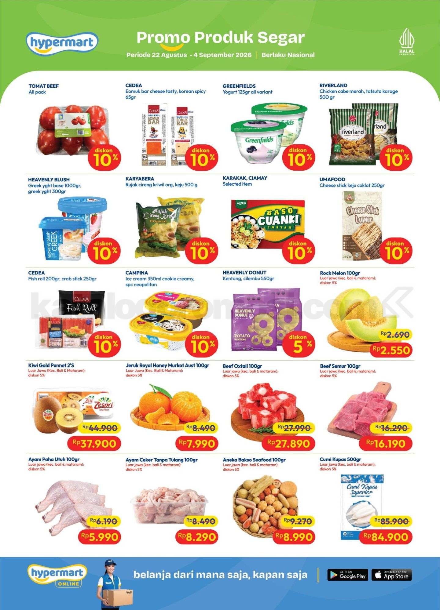 Katalog Promo Hypermart Terbaru 22 Agustus - 04 September 2026