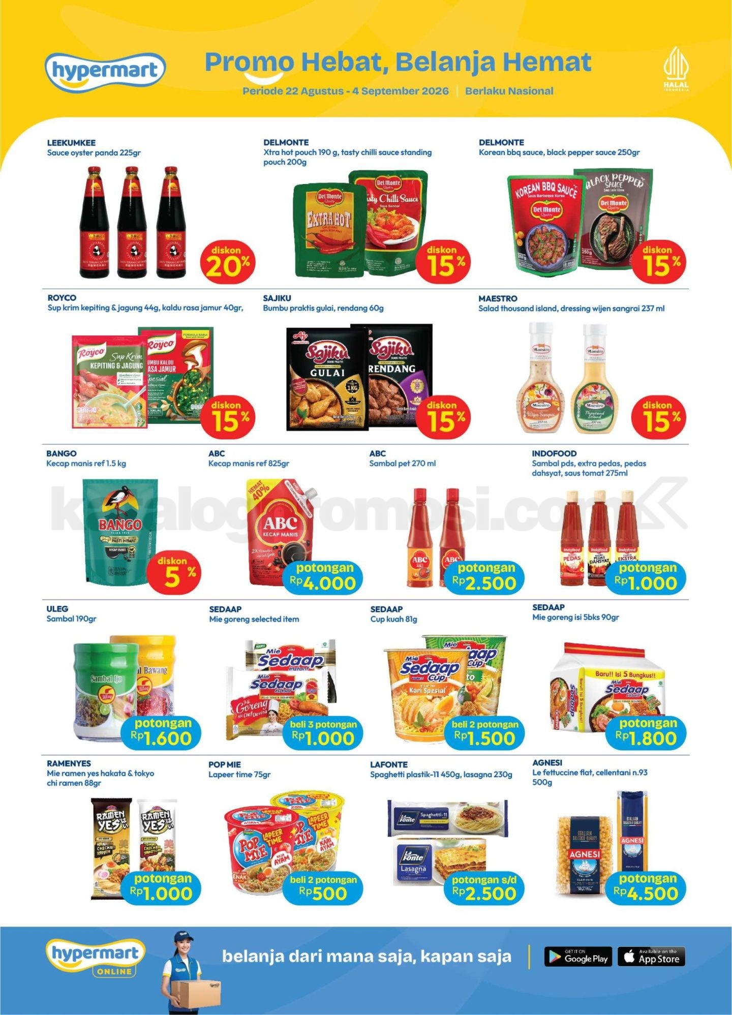 Katalog Promo Hypermart Terbaru 22 Agustus - 04 September 2026