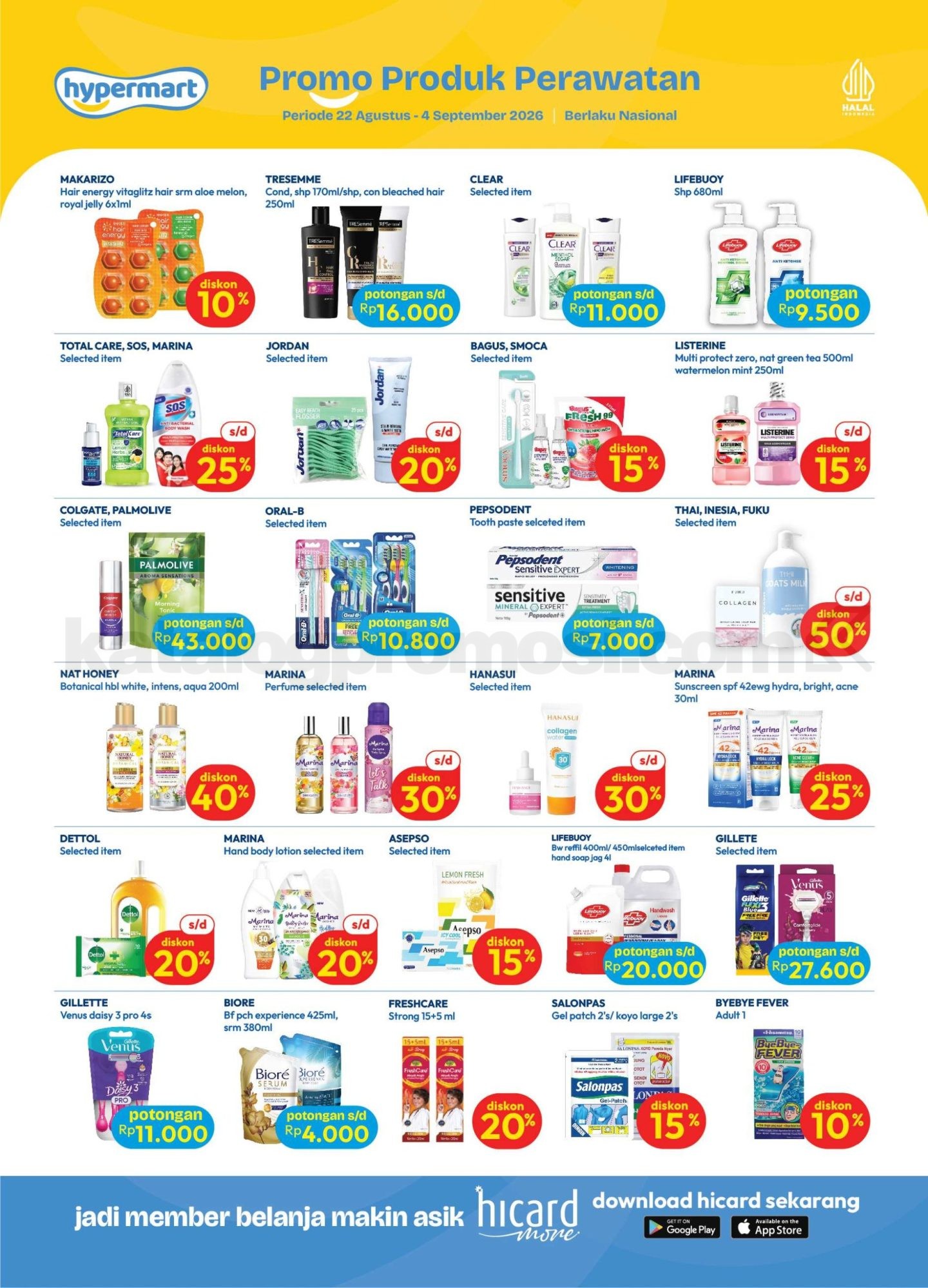 Katalog Promo Hypermart Terbaru 22 Agustus - 04 September 2026