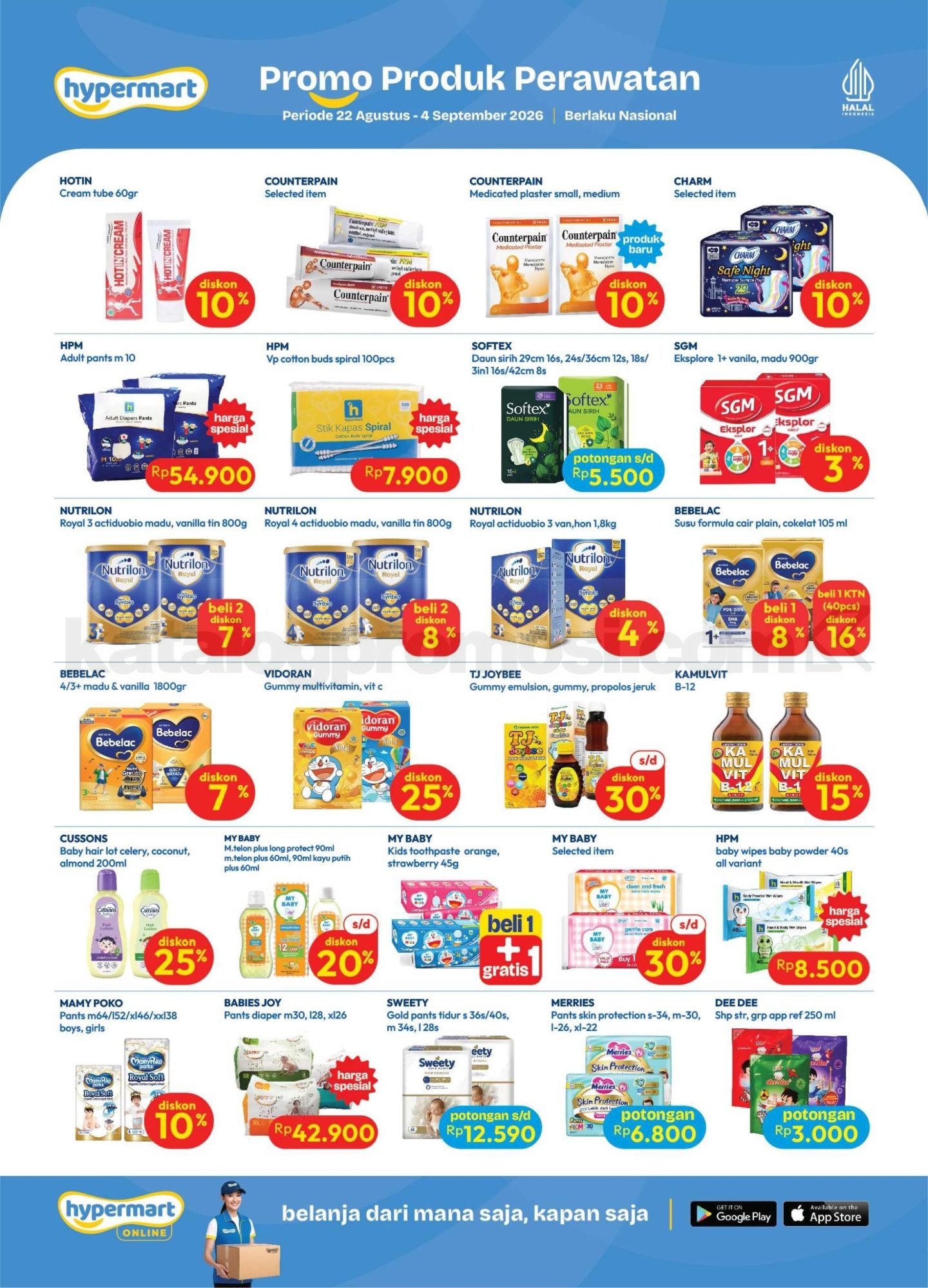 Katalog Promo Hypermart Terbaru 22 Agustus - 04 September 2026