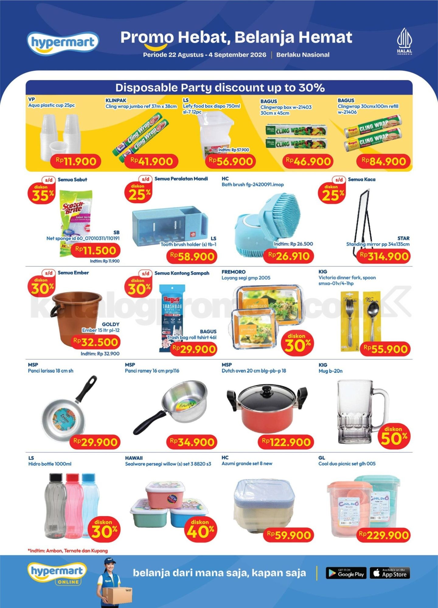 Katalog Promo Hypermart Terbaru 22 Agustus - 04 September 2026
