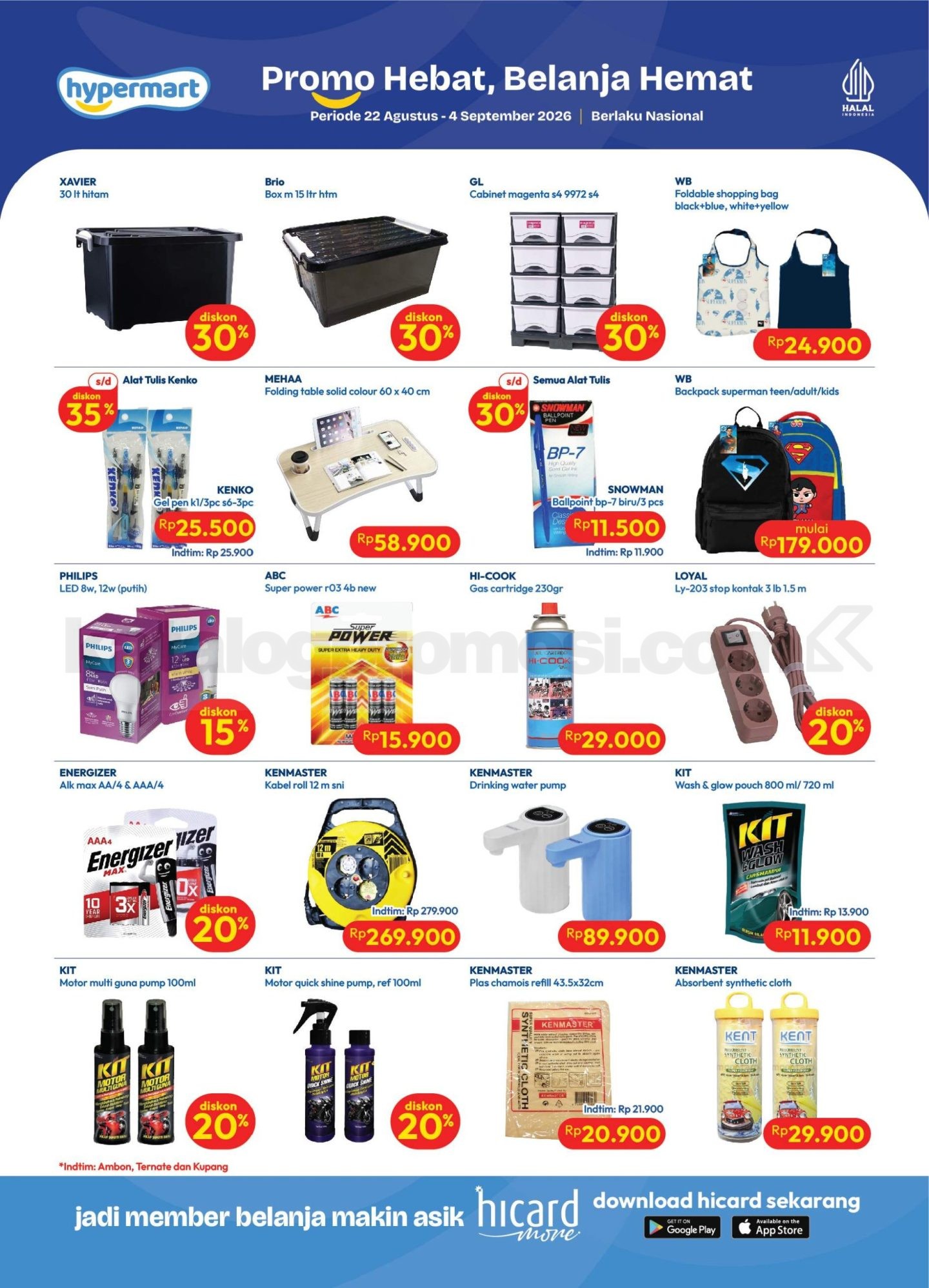 Katalog Promo Hypermart Terbaru 22 Agustus - 04 September 2026