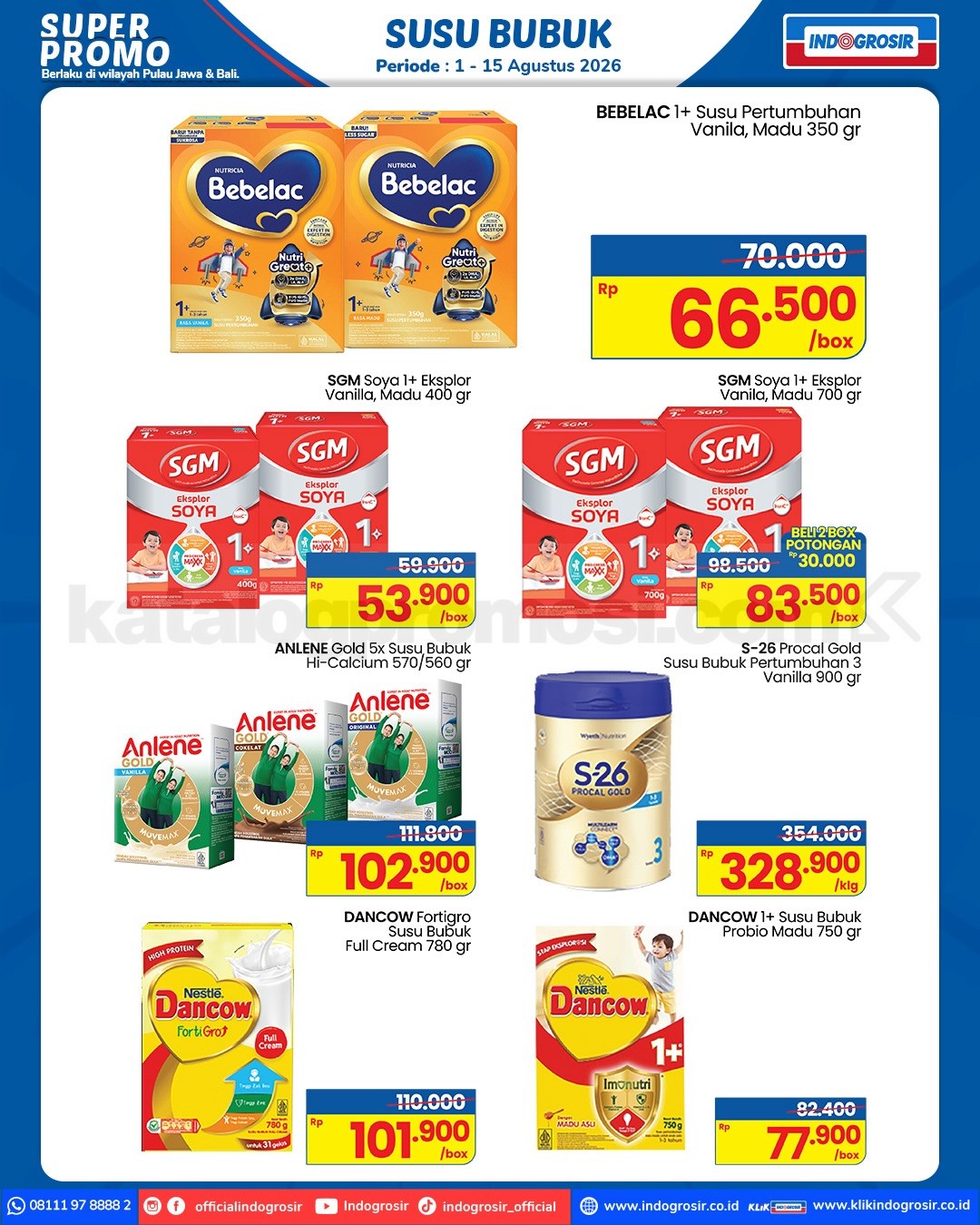 KATALOG PROMO INDOGROSIR HARI INI 01-15 Agustus 2026