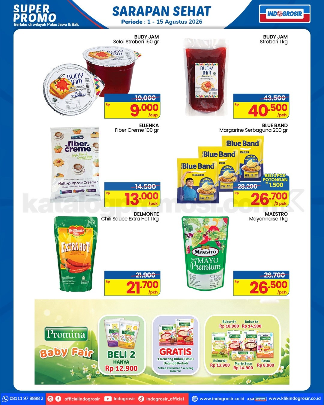 KATALOG PROMO INDOGROSIR HARI INI 01-15 Agustus 2026
