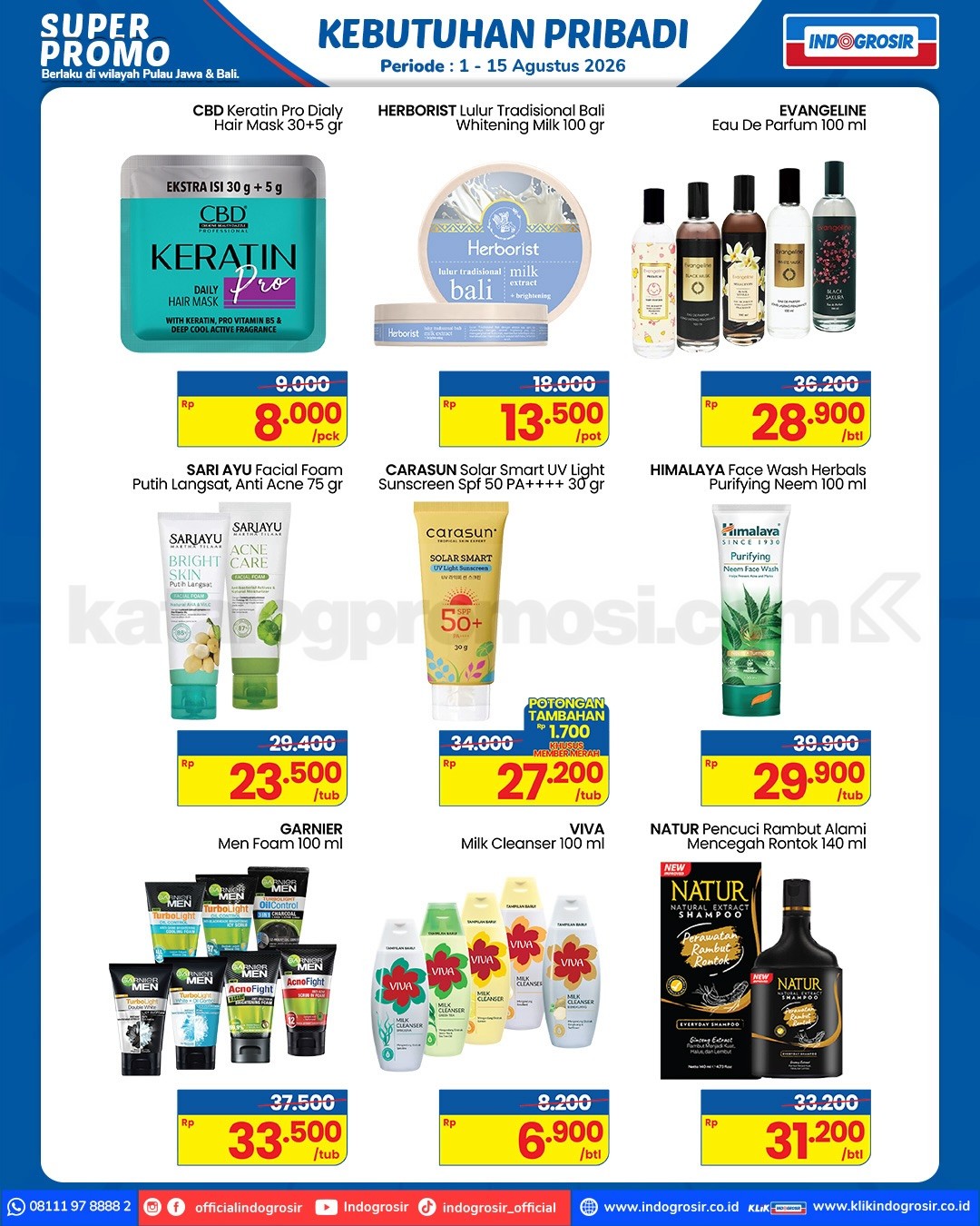 KATALOG PROMO INDOGROSIR HARI INI 01-15 Agustus 2026
