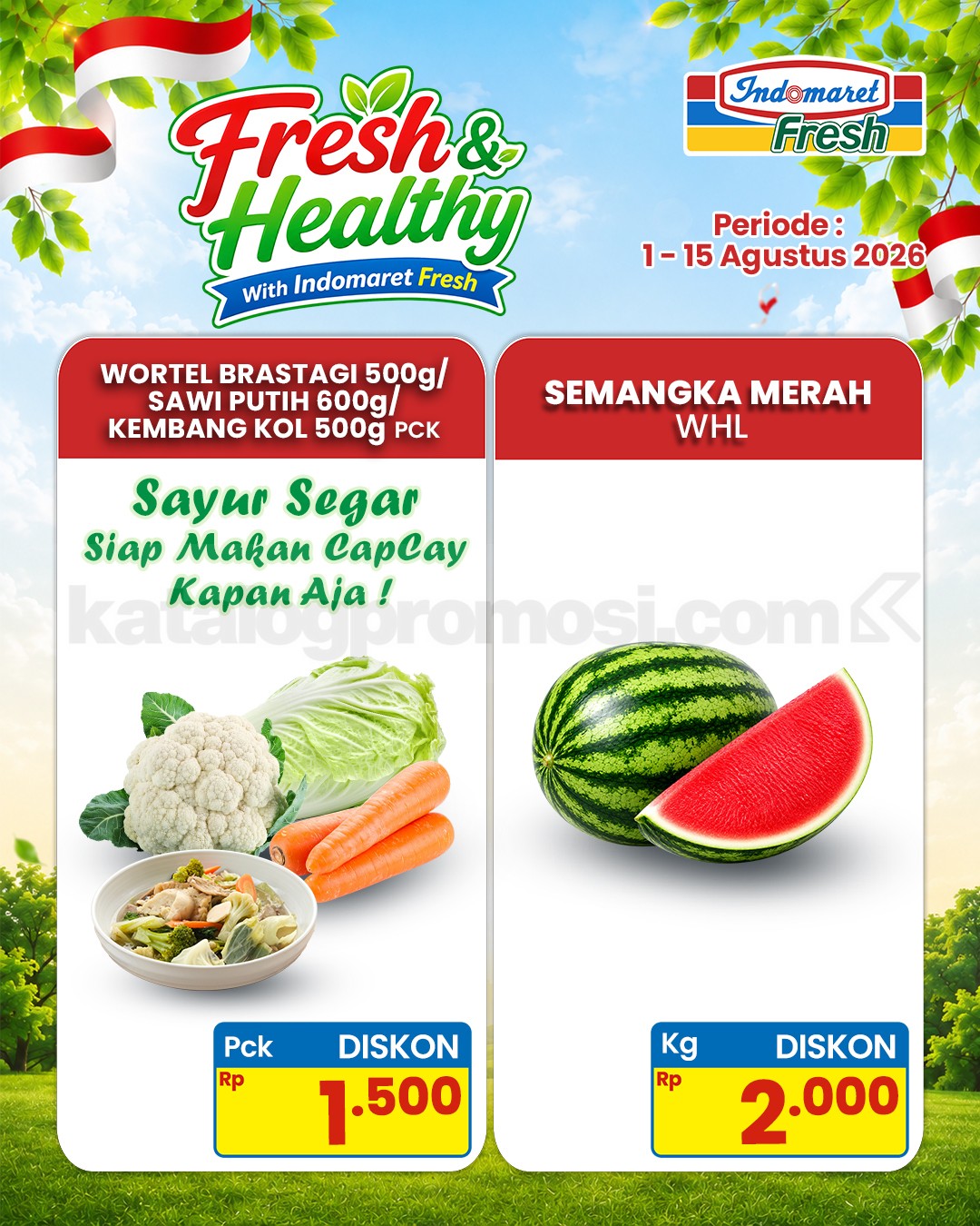 KATALOG PROMO INDOMARET FRESH 01-15 Agustus 2026