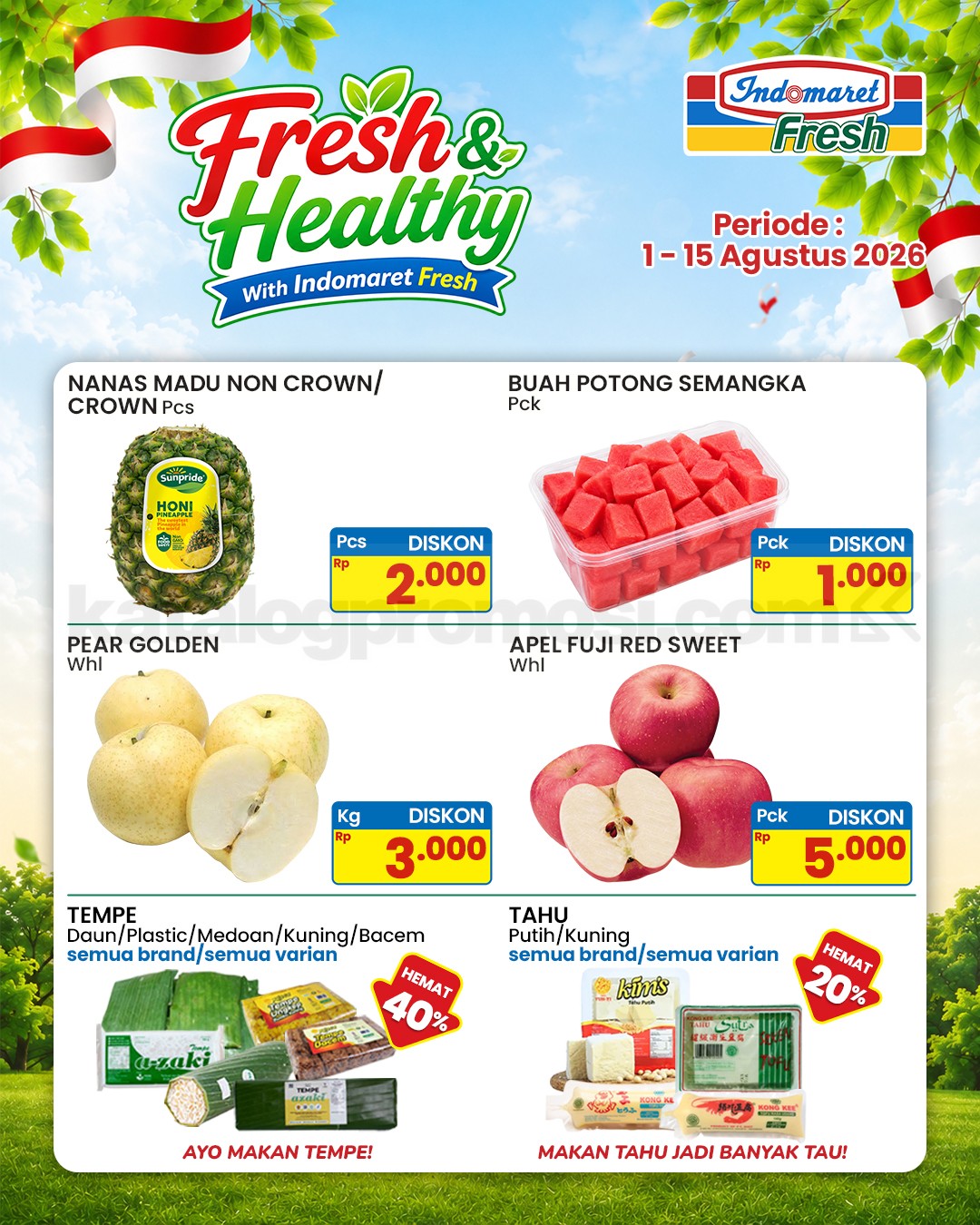KATALOG PROMO INDOMARET FRESH 01-15 Agustus 2026