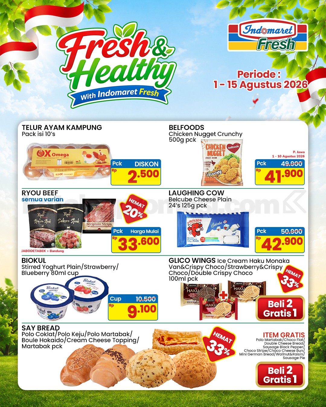 KATALOG PROMO INDOMARET FRESH 01-15 Agustus 2026
