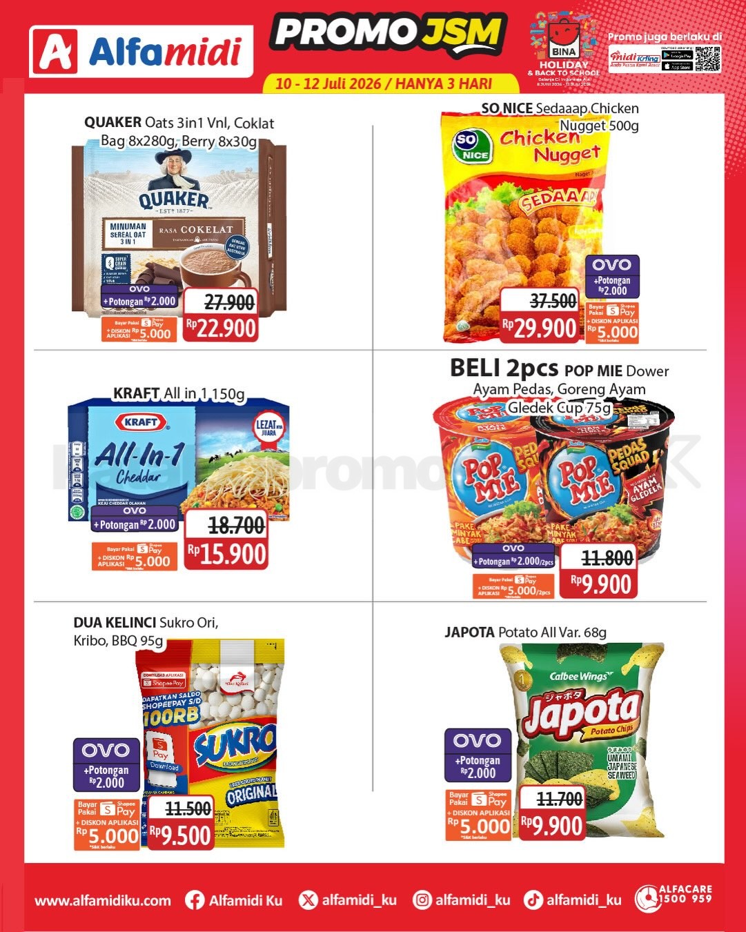 Promo JSM ALFAMIDI MINGGU INI 10-12 Juli 2026