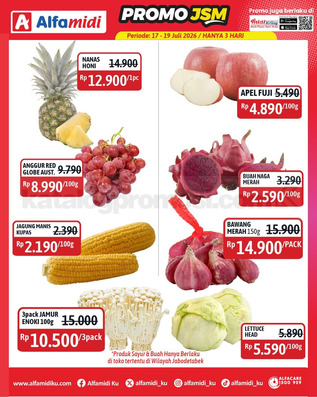 Promo JSM ALFAMIDI MINGGU INI 17-19 Juli 2026