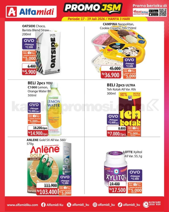 Promo JSM ALFAMIDI MINGGU INI 17-19 Juli 2026