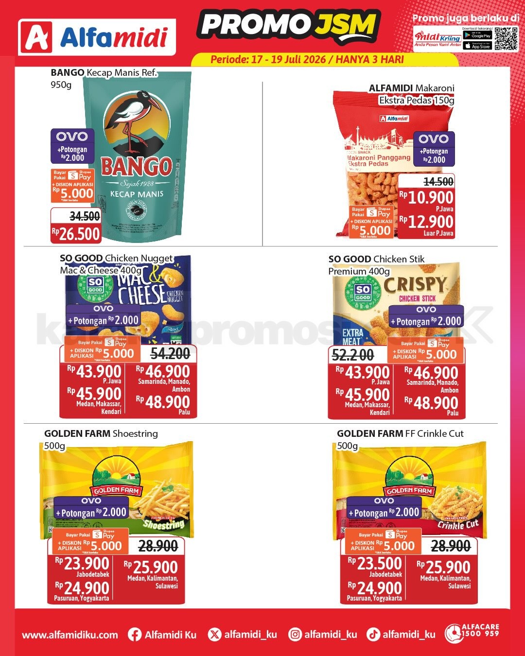 Promo JSM ALFAMIDI MINGGU INI 17-19 Juli 2026