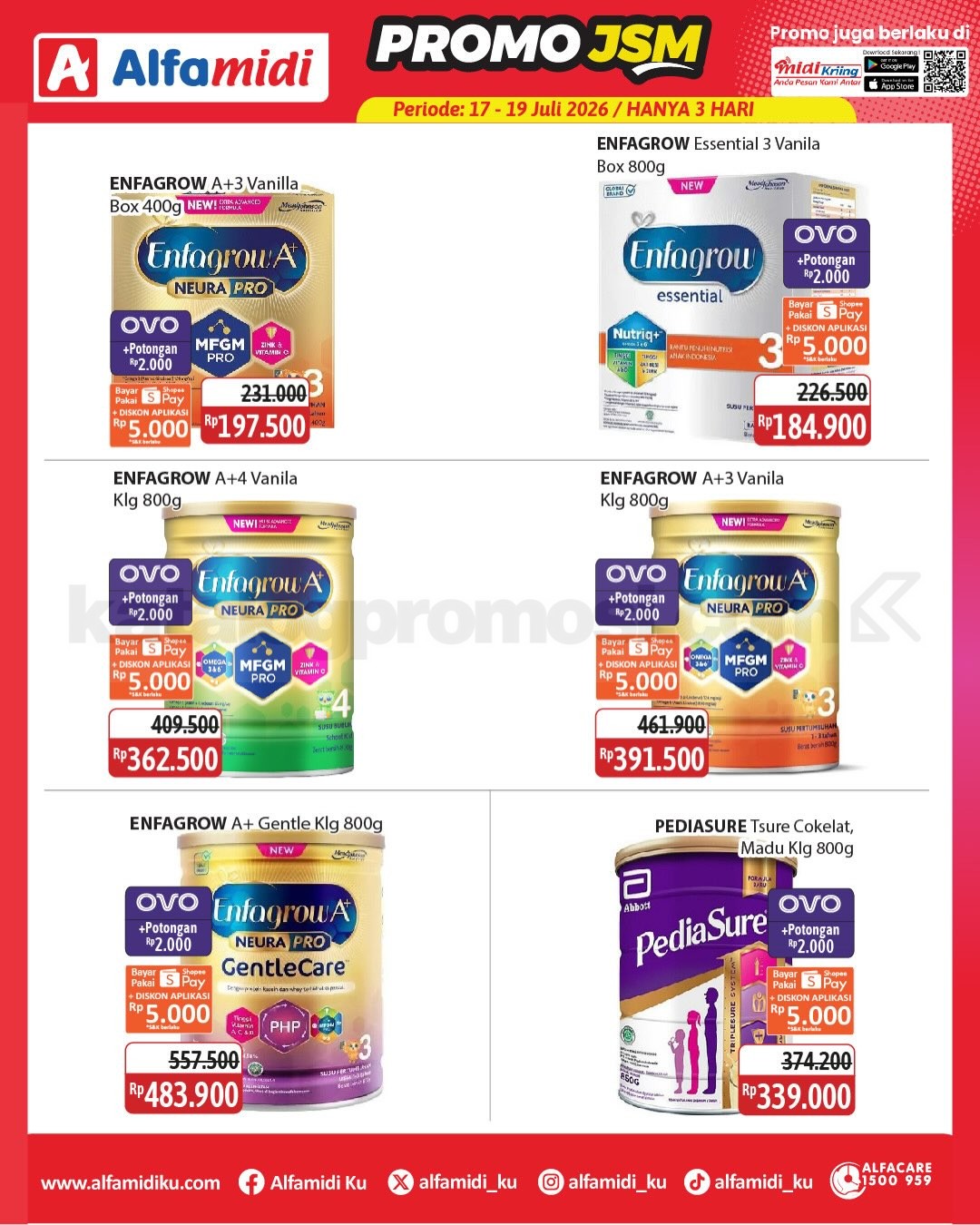 Promo JSM ALFAMIDI MINGGU INI 17-19 Juli 2026