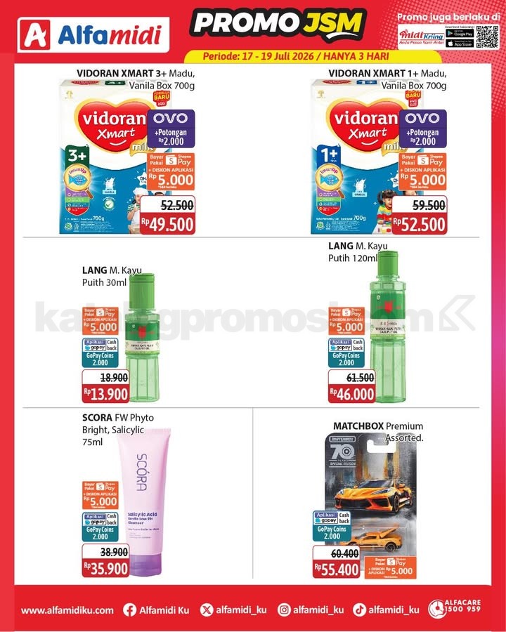Promo JSM ALFAMIDI MINGGU INI 17-19 Juli 2026