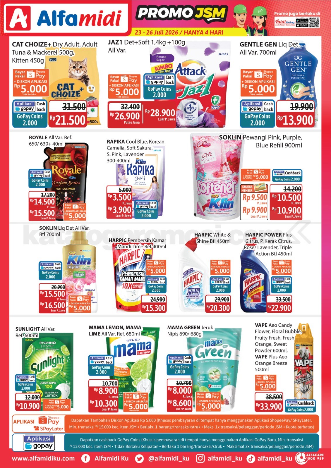 Promo JSM ALFAMIDI MINGGU INI 23-26 Juli 2026