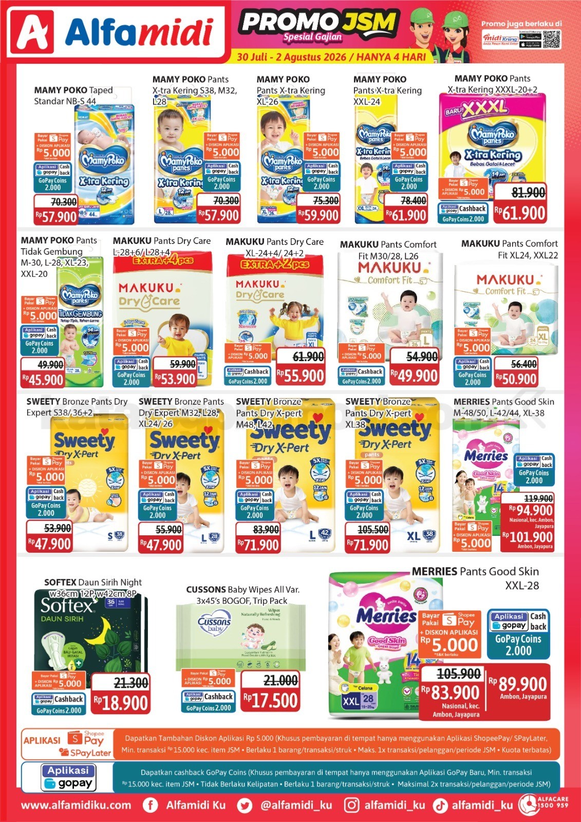 Promo JSM ALFAMIDI MINGGU INI 30 Juli - 02 Agustus 2026