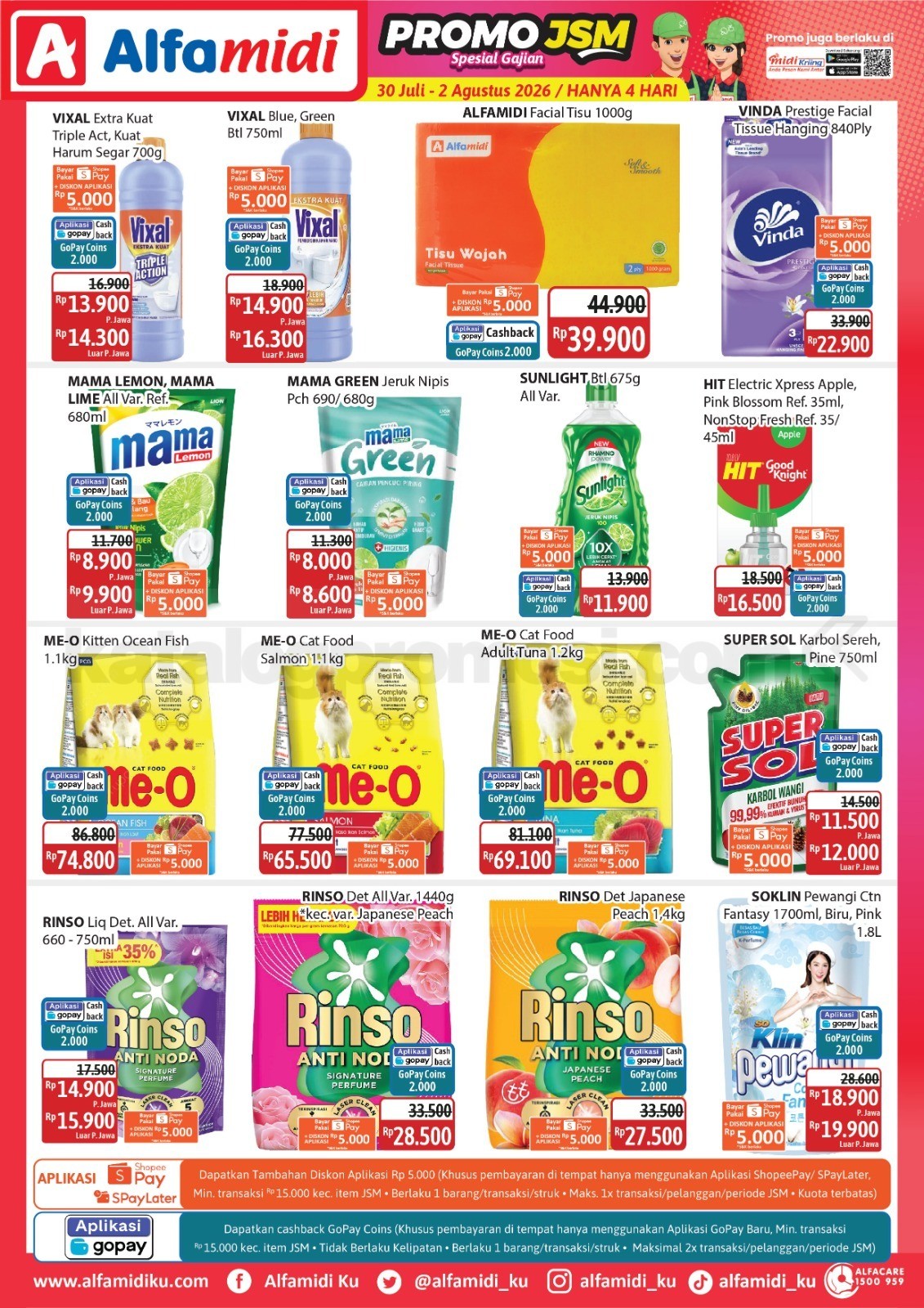 Promo JSM ALFAMIDI MINGGU INI 30 Juli - 02 Agustus 2026