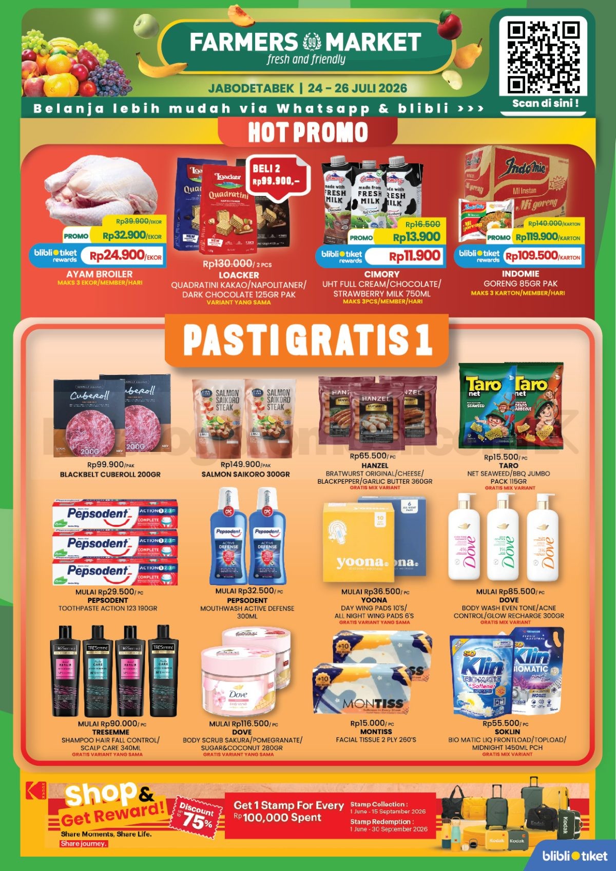 Promo JSM Farmers Market Weekend 24-26 Juli 2026