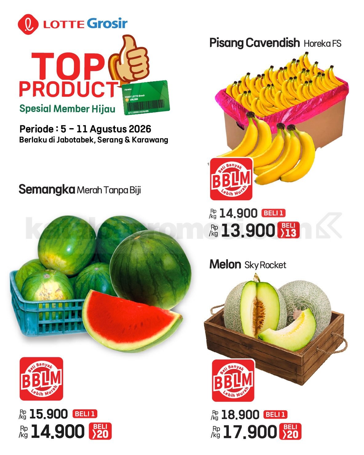 Katalog Promo LOTTE GROSIR TERBARU 04-11 Agustus 2026
