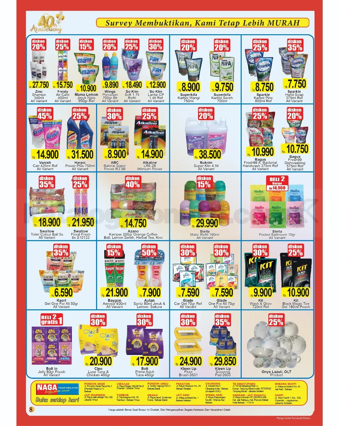 Katalog Promo NAGA SWALAYAN Terbaru 25 Agustus - 10 September 2026 Katalog Promo NAGA SWALAYAN Terbaru 25 Agustus - 10 September 2026 7