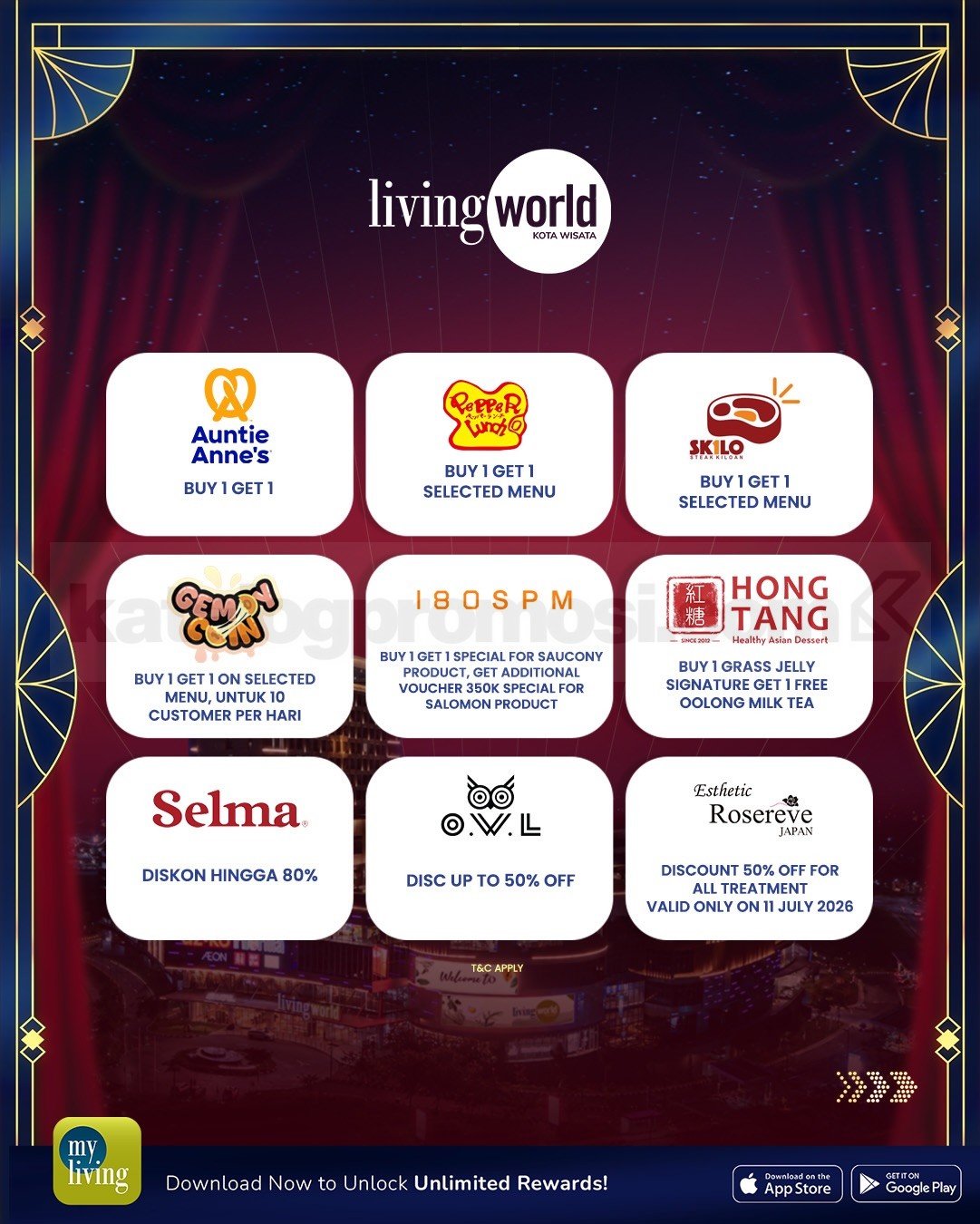 Living World Kota Wisata Late Night Sale Up to 70% Living World Kota Wisata Late Night Sale Up to 70% 2