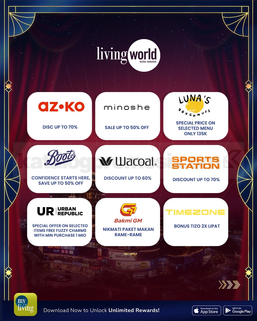 Living World Kota Wisata Late Night Sale Up to 70% Living World Kota Wisata Late Night Sale Up to 70% 4