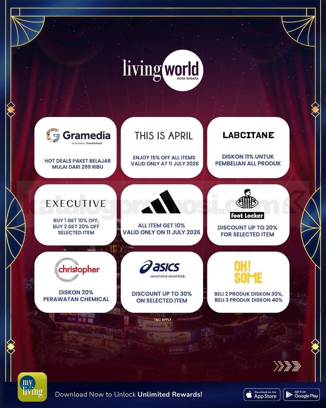 Living World Kota Wisata Late Night Sale Up to 70% Living World Kota Wisata Late Night Sale Up to 70% 6