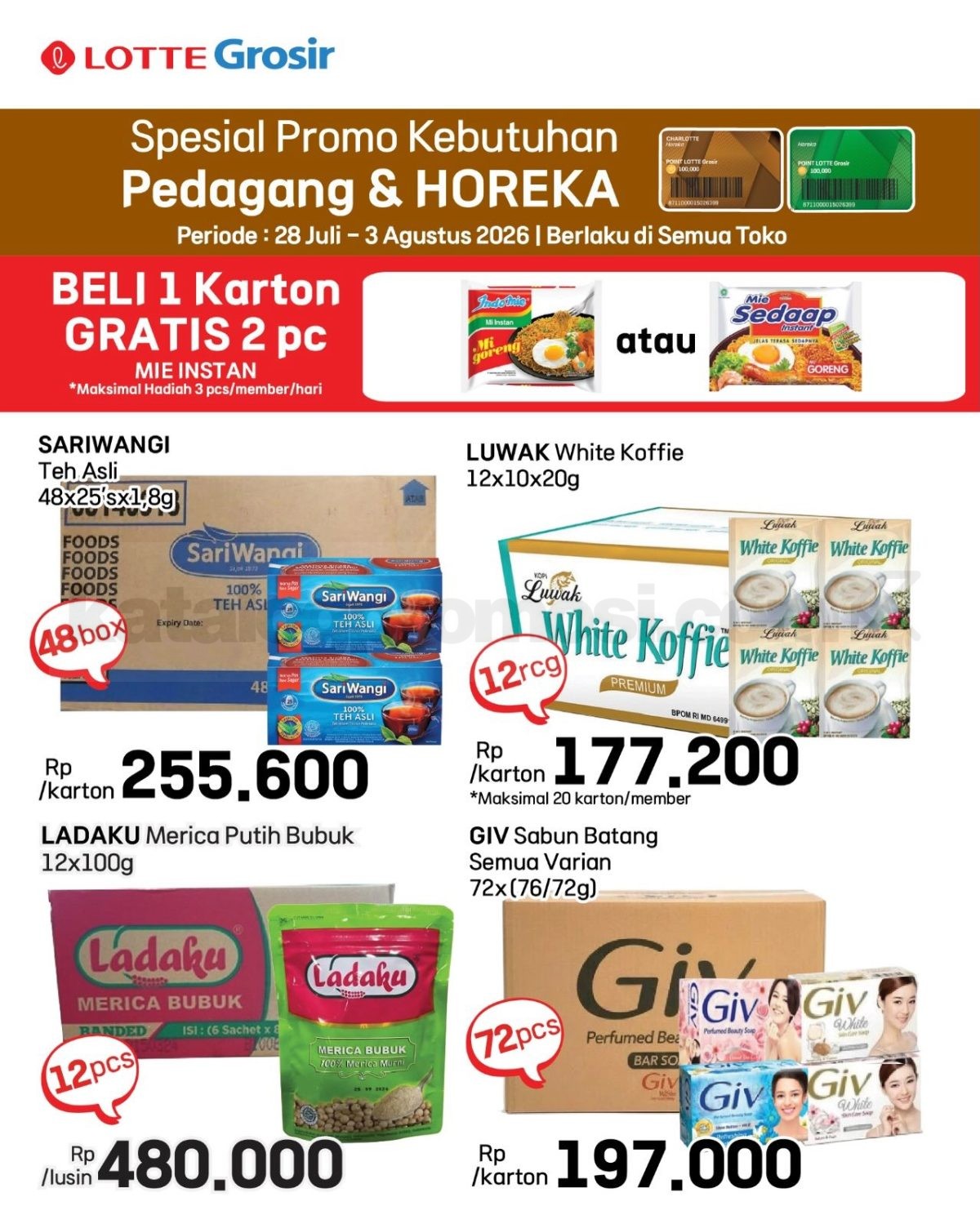 Katalog Promo LOTTE GROSIR TERBARU 28 Juli - 04 Agustus 2026